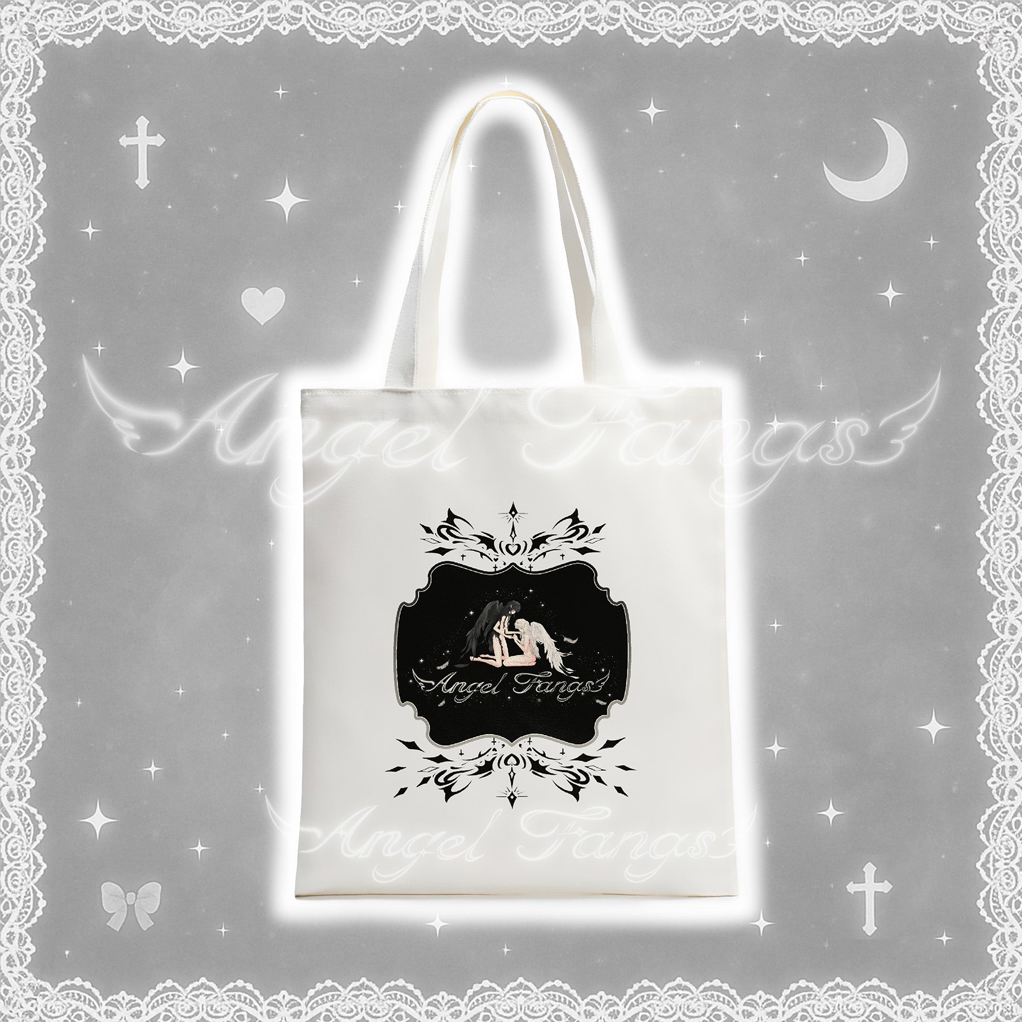 Angel & Demon Encounter – Succubus Pattern Allure Tote