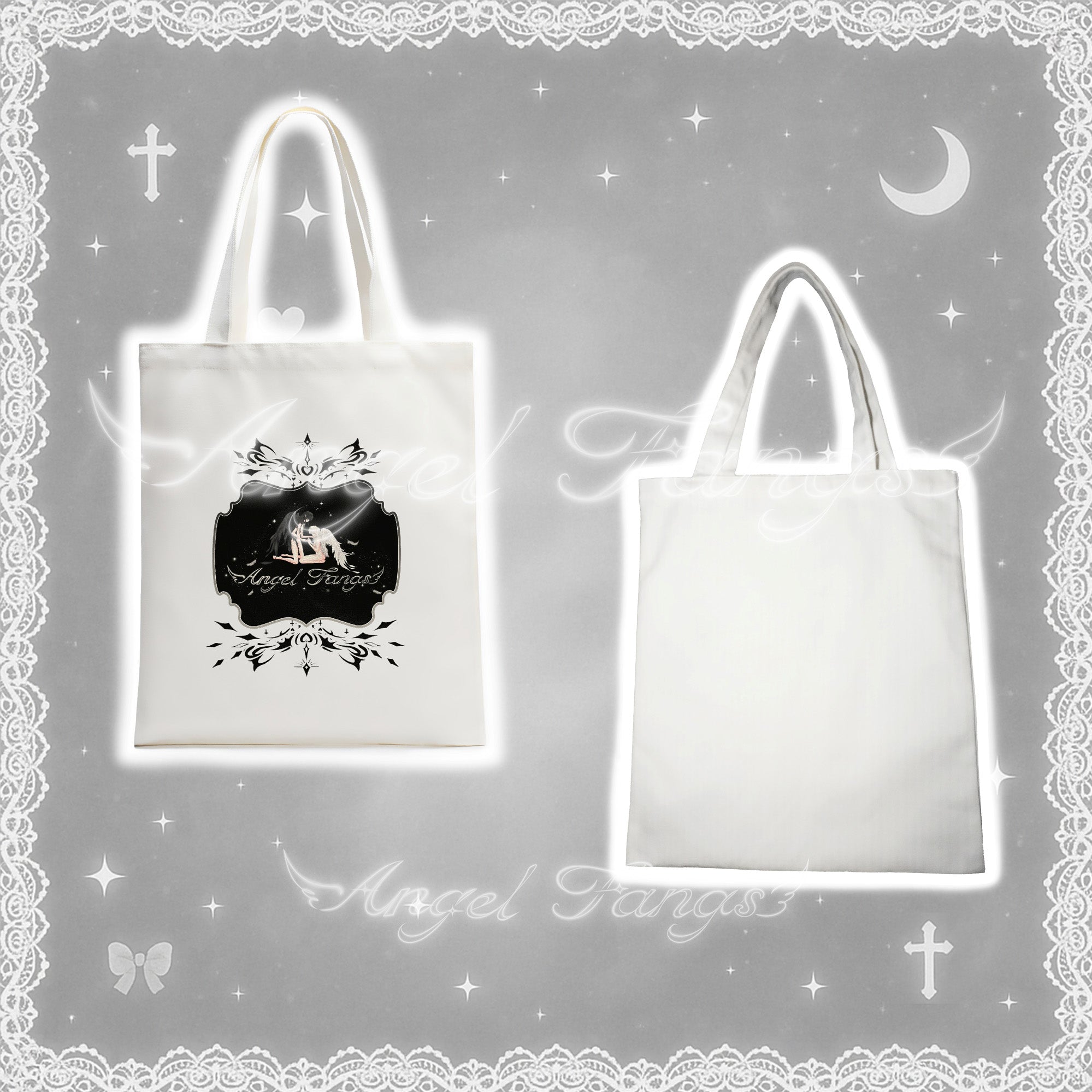 Angel & Demon Encounter – Succubus Pattern Allure Tote