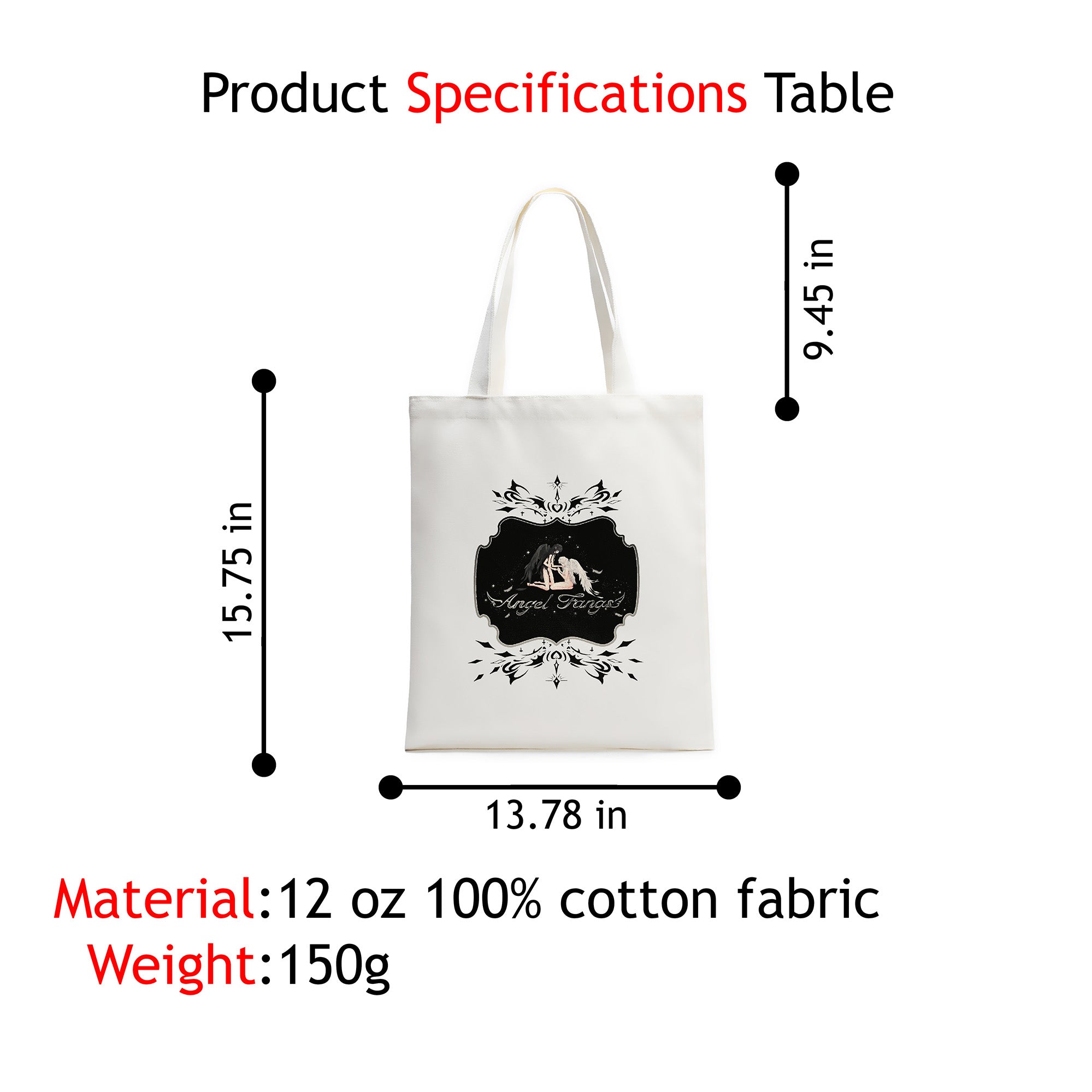 Angel & Demon Encounter – Succubus Pattern Allure Tote