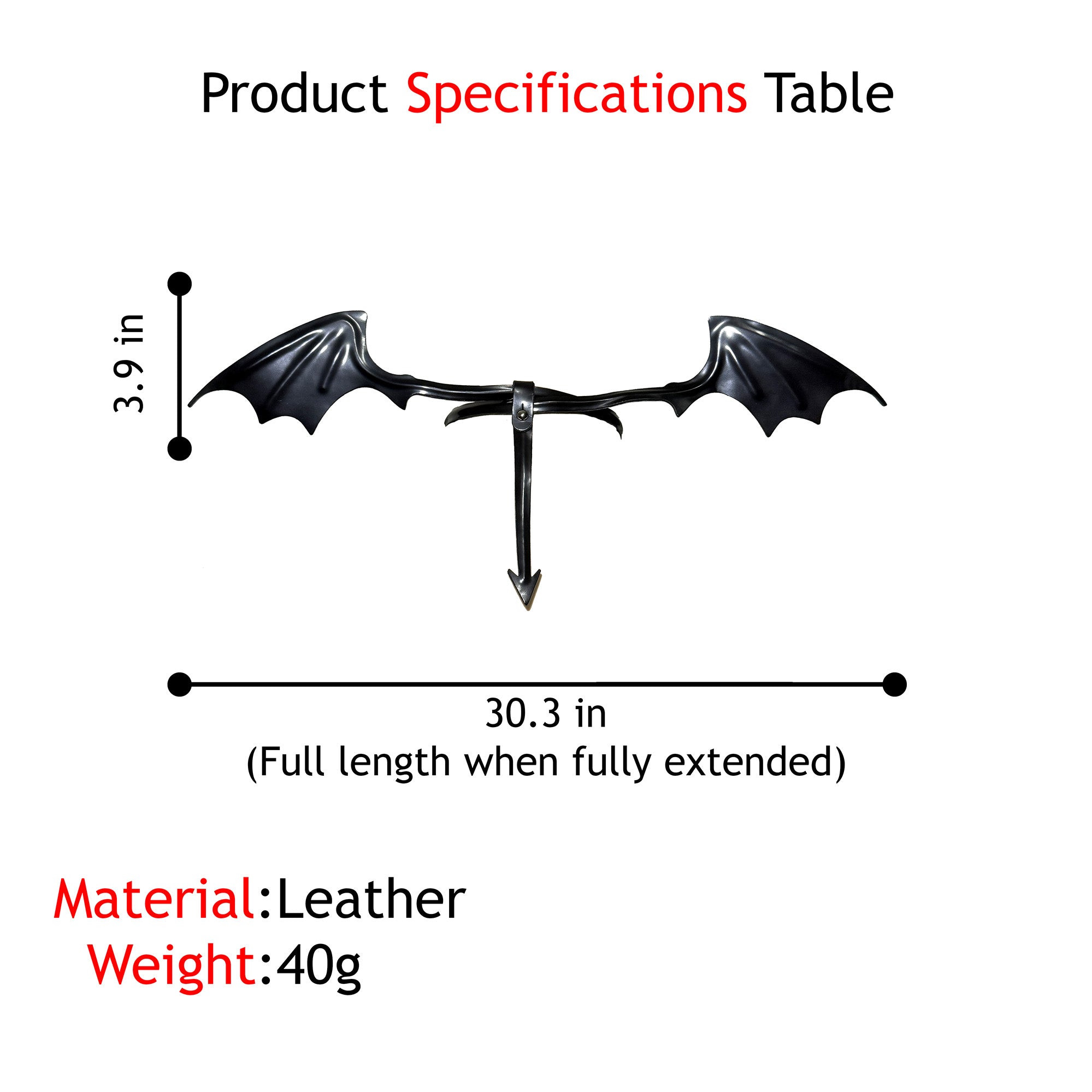 Black Demon Eye Wing Wrap Choker