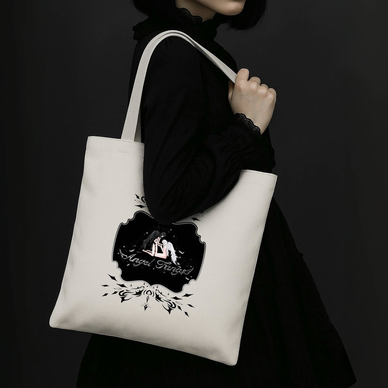 Angel & Demon Encounter – Succubus Pattern Allure Tote