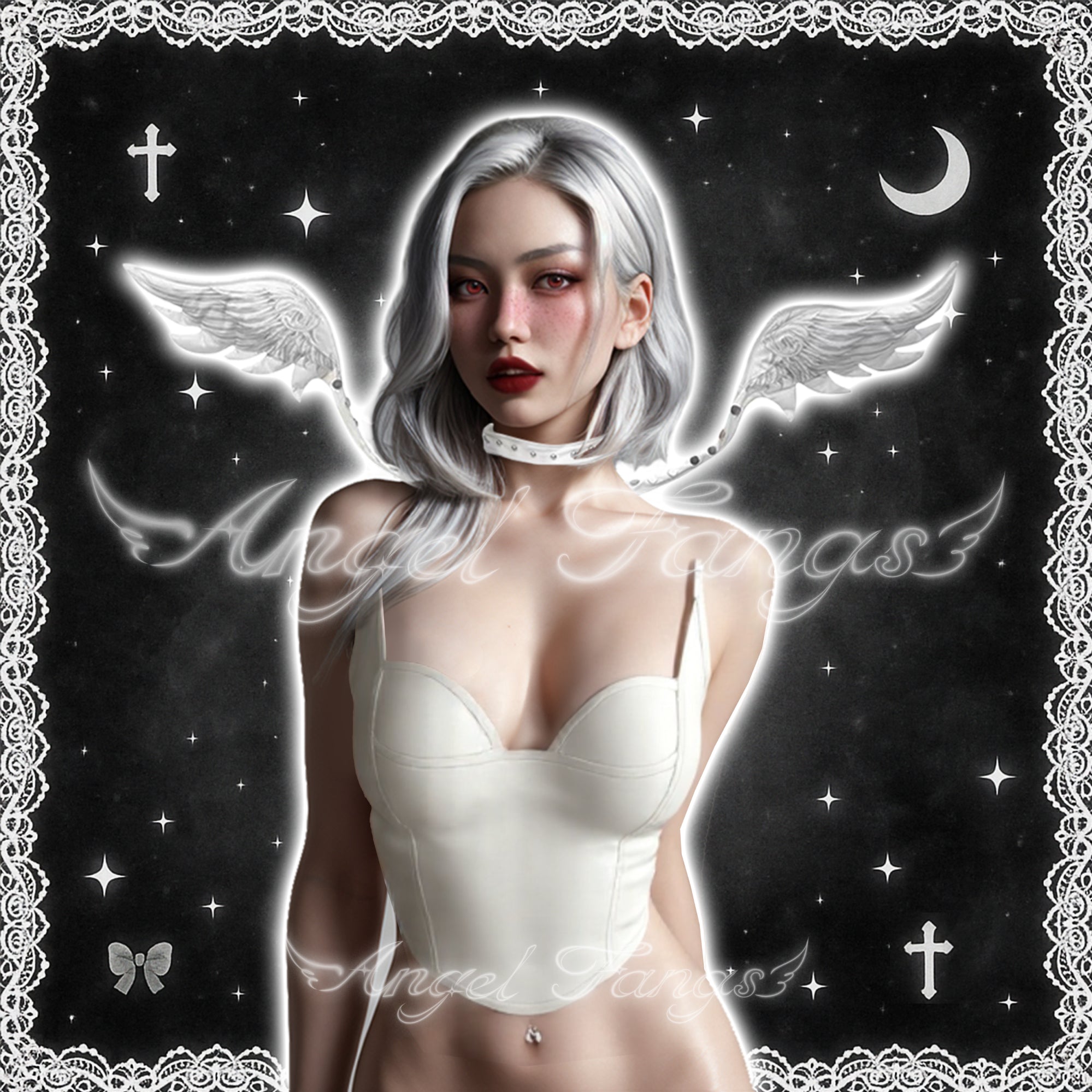 Angel Wing Wrap Choker