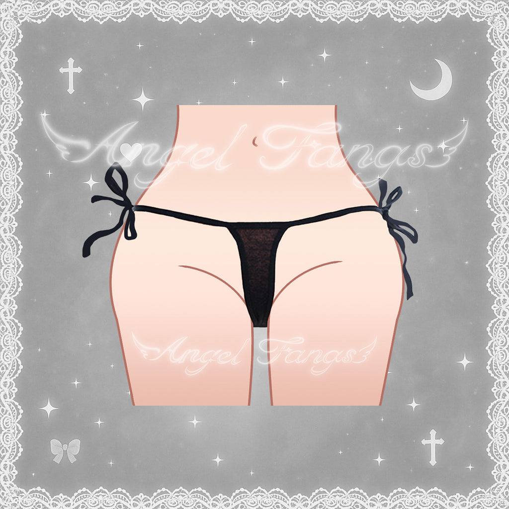 Succubus Dark Bat Wings Demon Thong