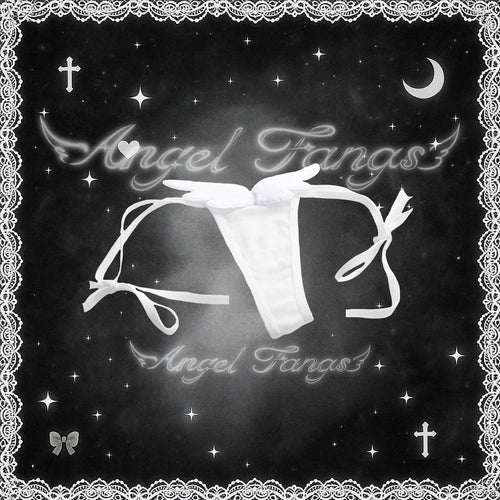 Angel Baby White Wings Demon Thong