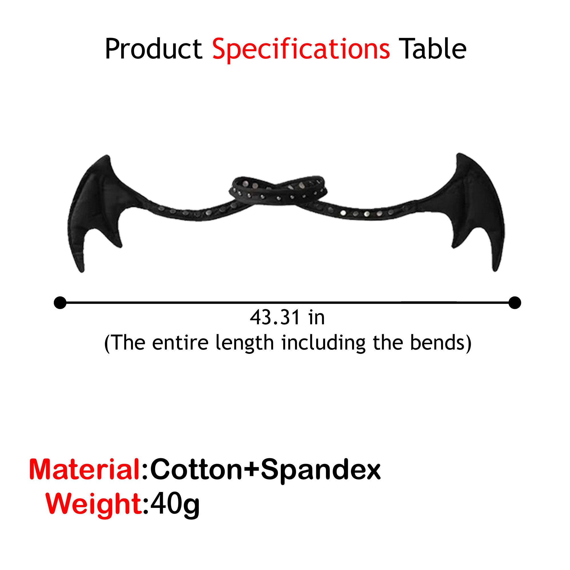 Demon Wing Wrap Choker